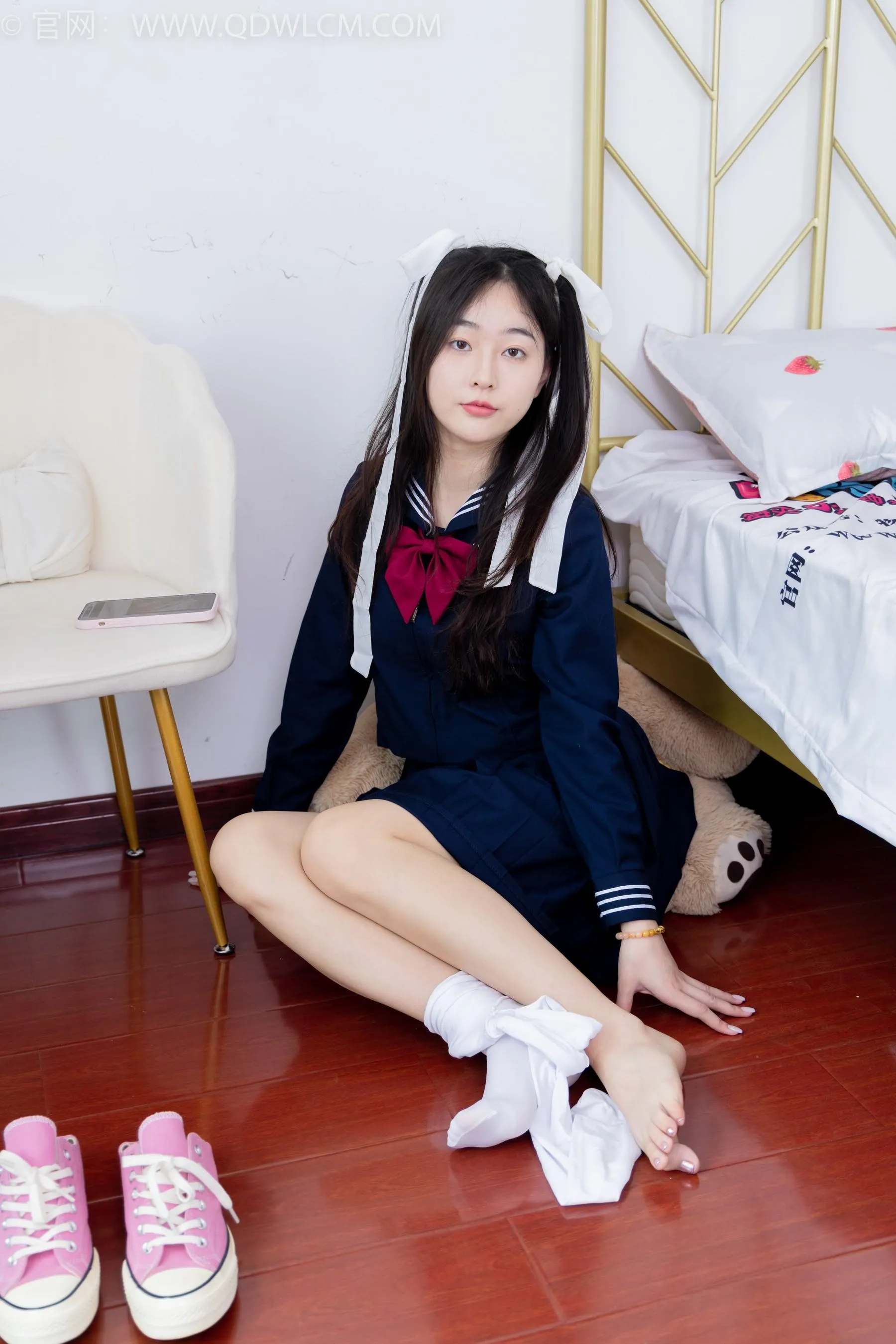 物恋传媒 NO.1544 美兔-学院少女 [151P]插图6